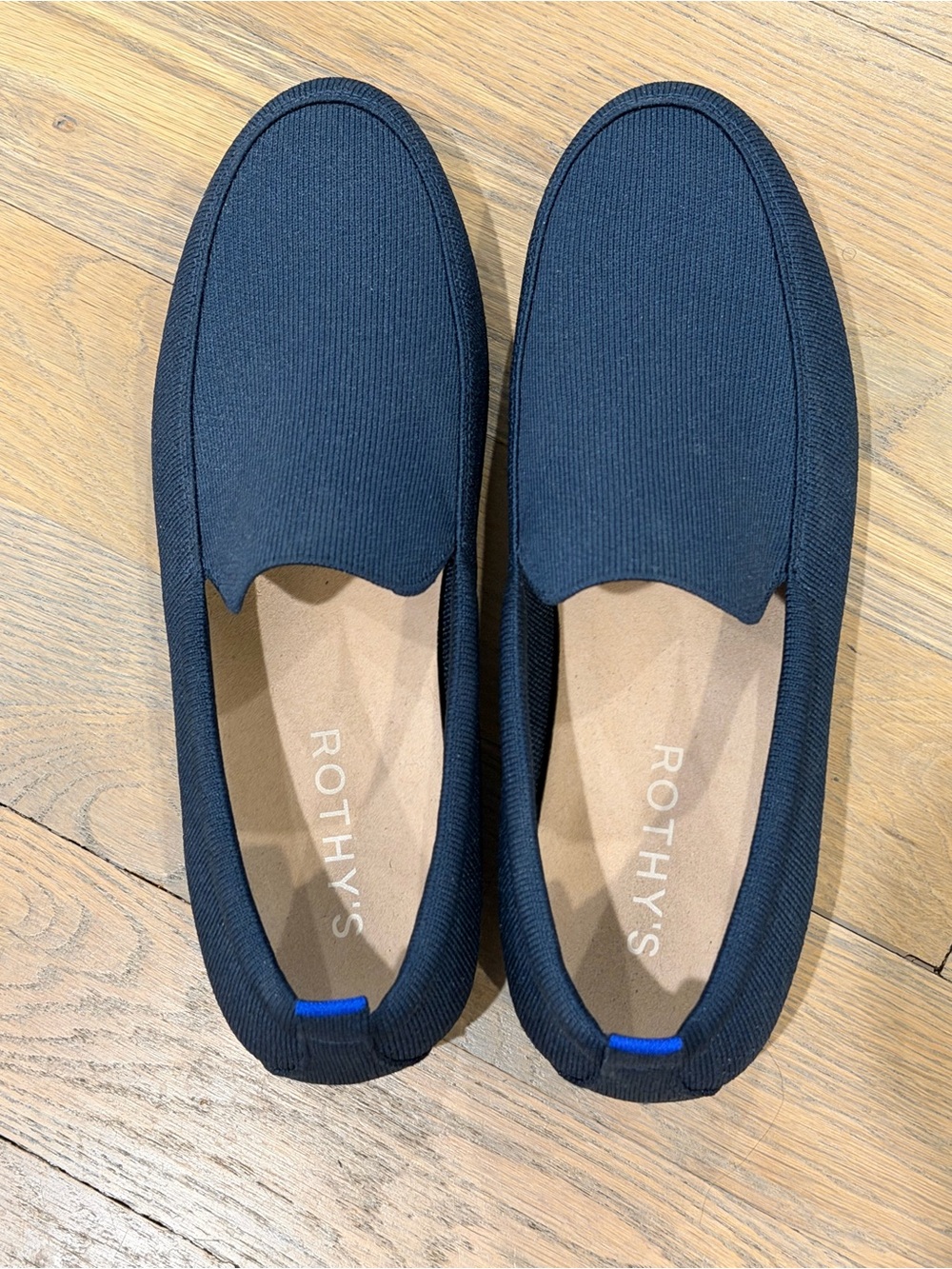 Pre owned Rothy's Men's navy blue Slip-On Loafers size 11